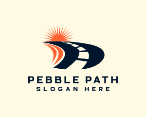 Traffic Road Highway Path logo design