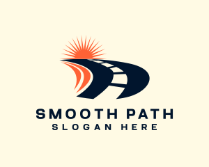 Traffic Road Highway Path logo design