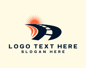 Moving - Logistics Road Highway logo design