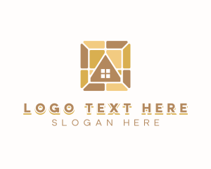 Flooring Tile Paving logo design