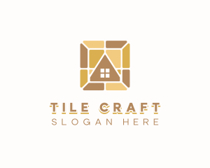 Flooring Tile Paving logo design