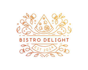 Gourmet Pizza Restaurant logo design