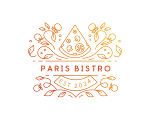 Gourmet Pizza Restaurant logo design