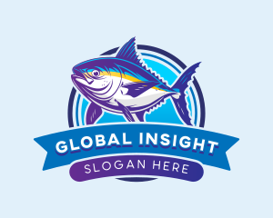 Fishbowl - Fishing Tuna Seafood logo design