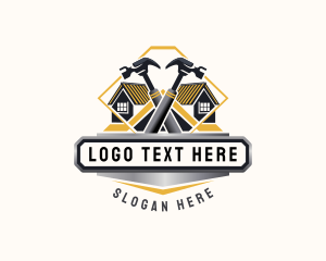 Woodwork - Hammer Renovation Roofing logo design