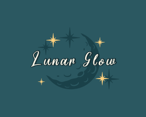 Moon - Moon Sparkle Stars logo design