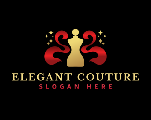 Couture - Tailor Mannequin Dressmaker Couture logo design