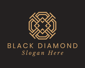 Gold Diamond Decoration  logo design