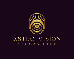 Mystic Astrology Vision logo design