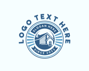 Leasing - Property Roof Housing logo design