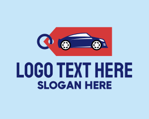 Chevron - Auto Car Sales Tag logo design