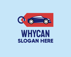 Auto Car Sales Tag Logo