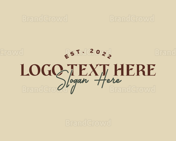 Elegant Rustic Brand Logo