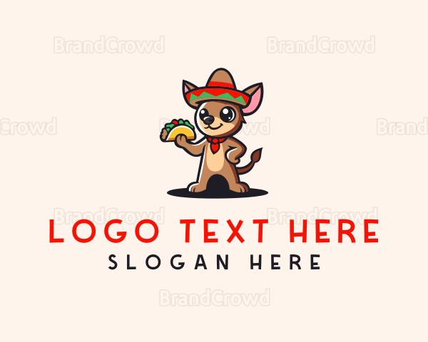 Mexican Dog Taco Logo