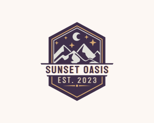 Outdoor Mountain Nature logo design