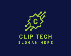 Digital Tech Circuit   logo design