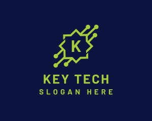 Digital Tech Circuit   logo design