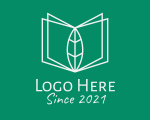 Ebook - Minimalist Nature Book logo design