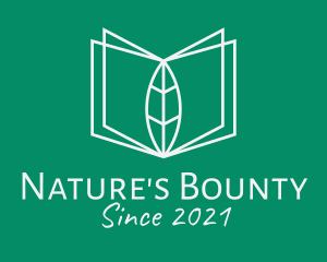 Minimalist Nature Book  logo design