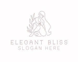 Model - Nature Nude Female logo design