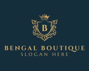 Royal Shield Boutique logo design