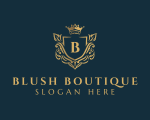 Royal Shield Boutique logo design