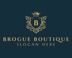 Royal Shield Boutique logo design