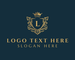 Wreath - Royal Shield Boutique logo design