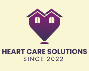 Heart Village Realtor logo design