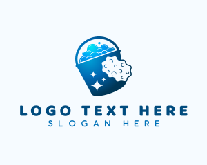 Hygiene - Bucket Sponge Cleaning logo design