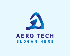 Tech Software Letter A  logo design