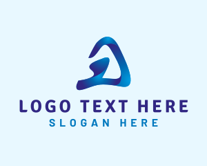 App - Tech Software Letter A logo design