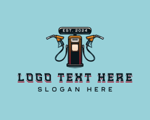 Power - Gasoline Pump Nozzle logo design