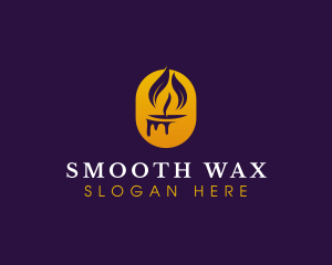 Wax - Wax Candle Relaxation logo design
