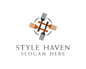 Restaurant Cutlery Fork  Logo