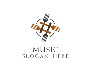 Restaurant Cutlery Fork  Logo