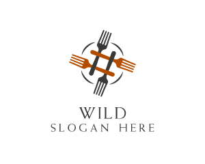 Restaurant Cutlery Fork  Logo