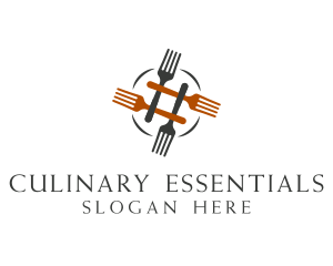 Restaurant Cutlery Fork  logo design