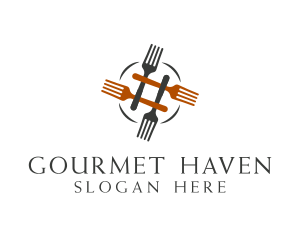 Restaurant Cutlery Fork  logo design