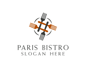 Restaurant Cutlery Fork  logo design