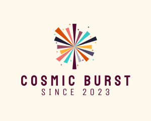 Starburst - Fun Circle Firework logo design