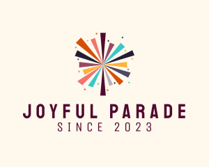Parade - Fun Circle Firework logo design