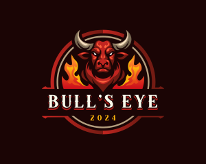 Bull Steak Grill logo design