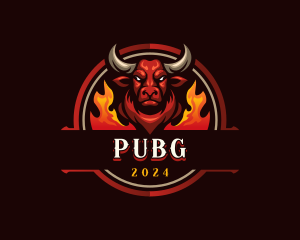 Meat - Bull Steak Grill logo design