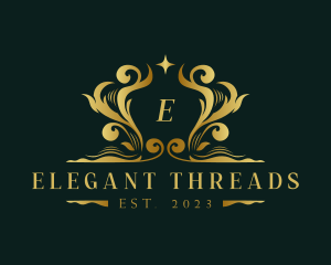 Luxury Royalty Decorative Ornament logo design