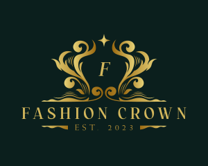 Luxury Royalty Decorative Ornament logo design