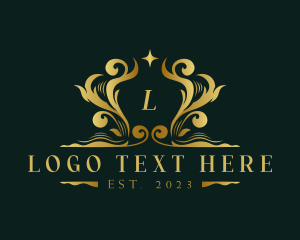 Luxury Royalty Decorative Ornament Logo