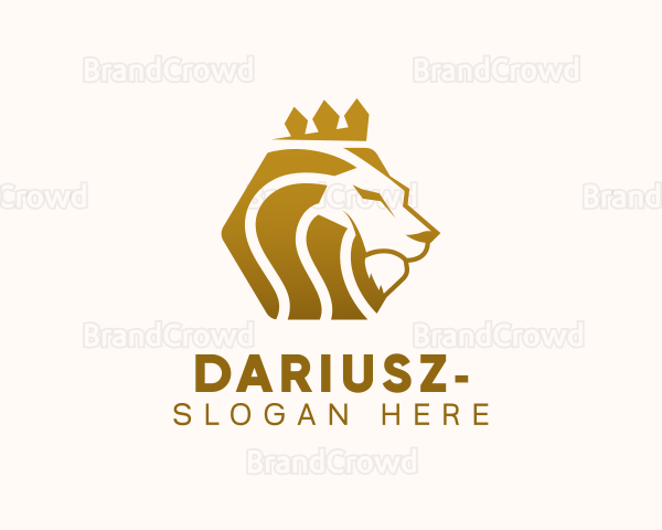 King Monarch Lion Logo