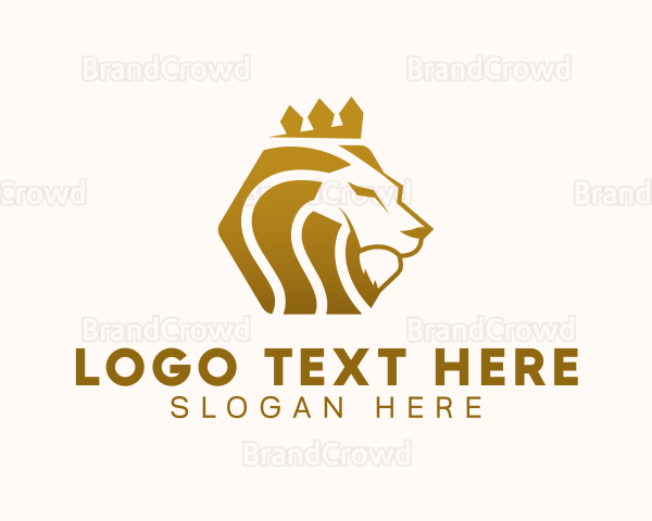 King Monarch Lion Logo