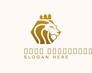 Heraldry - King Monarch Lion logo design